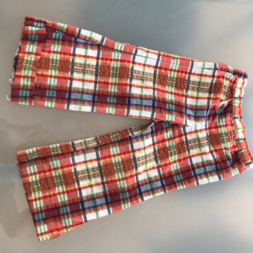 Vintage plaid bell bottoms fit 3 4 cotton Golf caddy shack